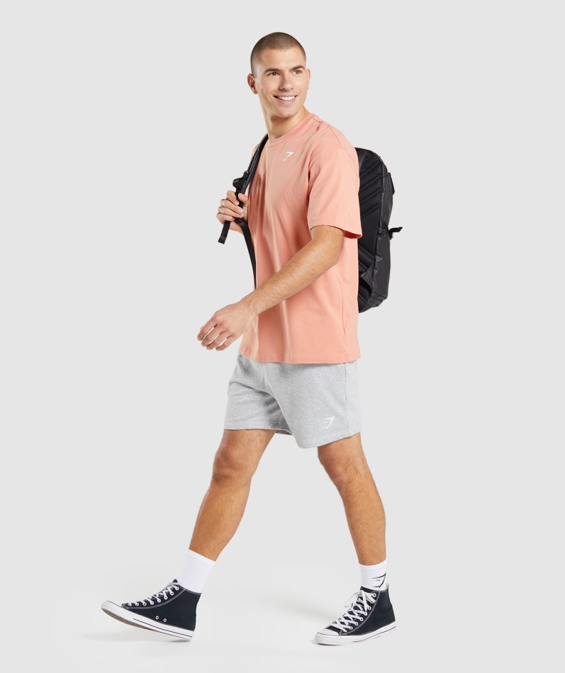 Gymshark Essential Oversized T-skjorte Nevada Rosa