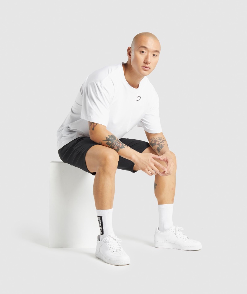 Gymshark Essential Oversized T-skjorte Hvit