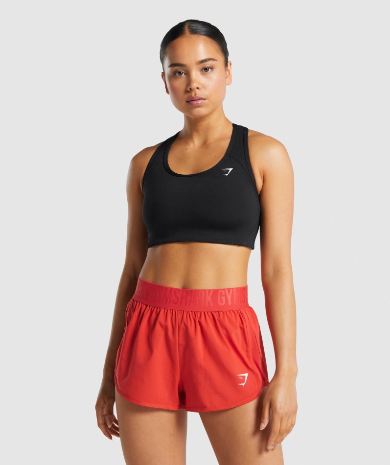 Gymshark Essential Racer Back Sports-bh Svart