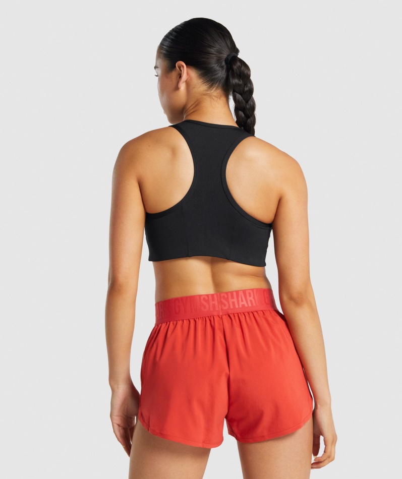 Gymshark Essential Racer Back Sports-bh Svart