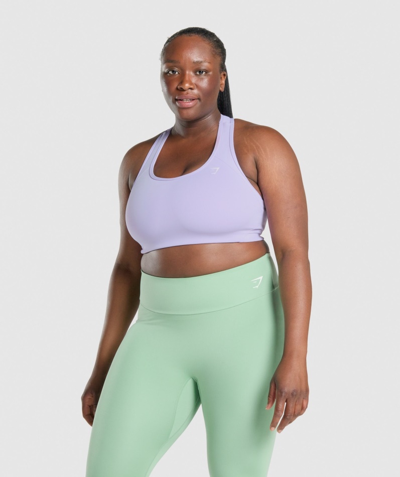 Gymshark Essential Racer Back Sports-bh Lys Lilla