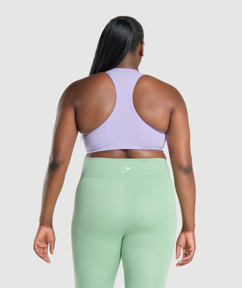 Gymshark Essential Racer Back Sports-bh Lys Lilla