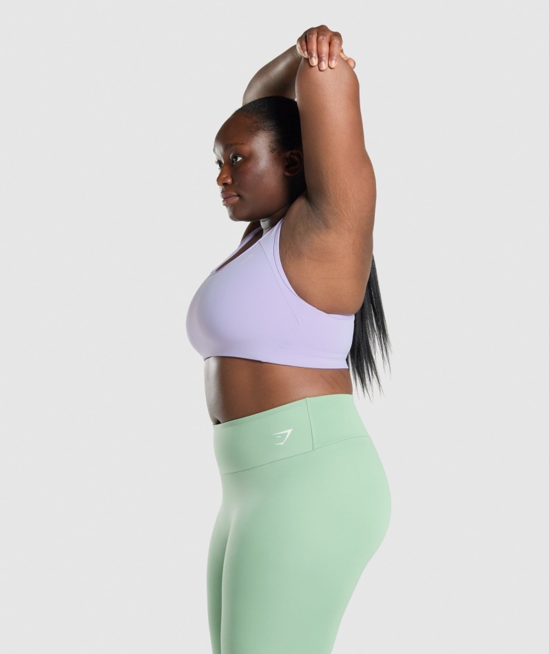 Gymshark Essential Racer Back Sports-bh Lys Lilla