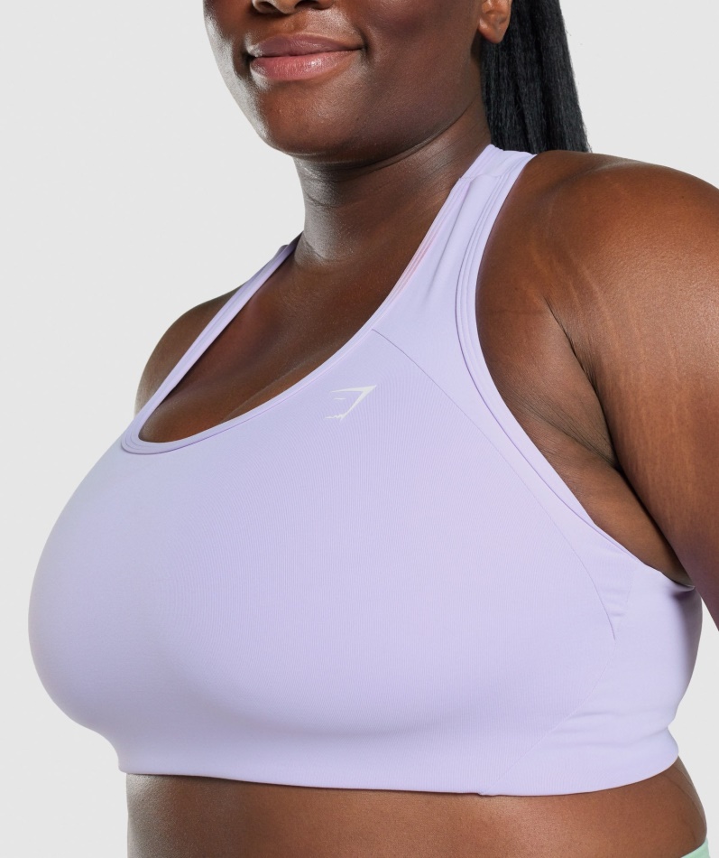 Gymshark Essential Racer Back Sports-bh Lys Lilla