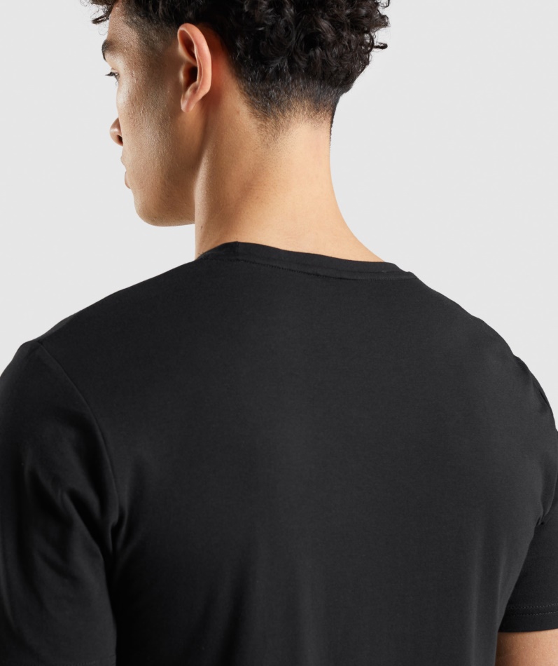 Gymshark Essential T-skjorte Svart
