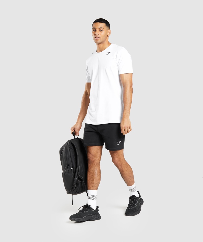 Gymshark Essensiell T-skjorte Hvit