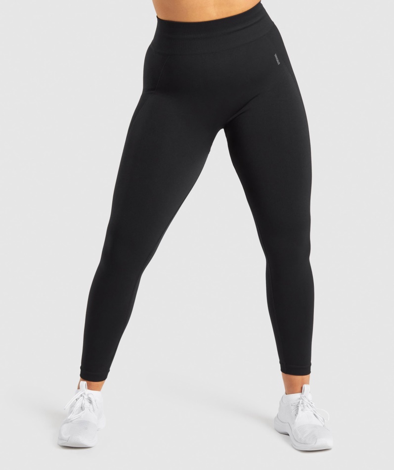 Gymshark Flex Leggings Med Høy Midje Svart-kull