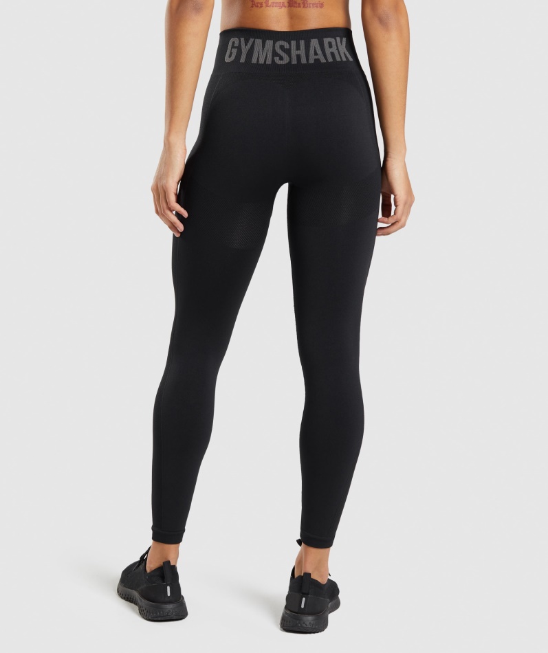 Gymshark Flex Leggings Med Høy Midje Svart