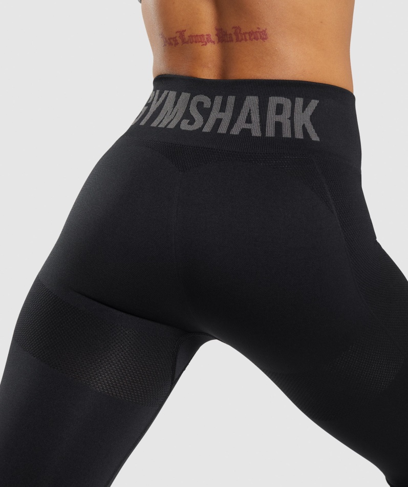Gymshark Flex Leggings Med Høy Midje Svart