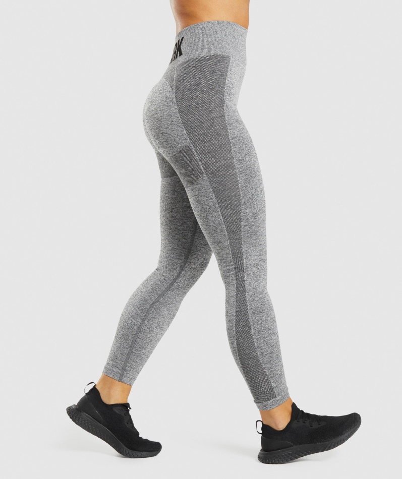 Gymshark Flex Leggings Med Høy Midje Charcoal Merg