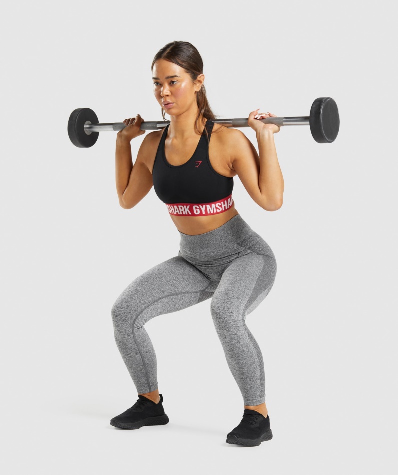 Gymshark Flex Leggings Med Høy Midje Charcoal Merg