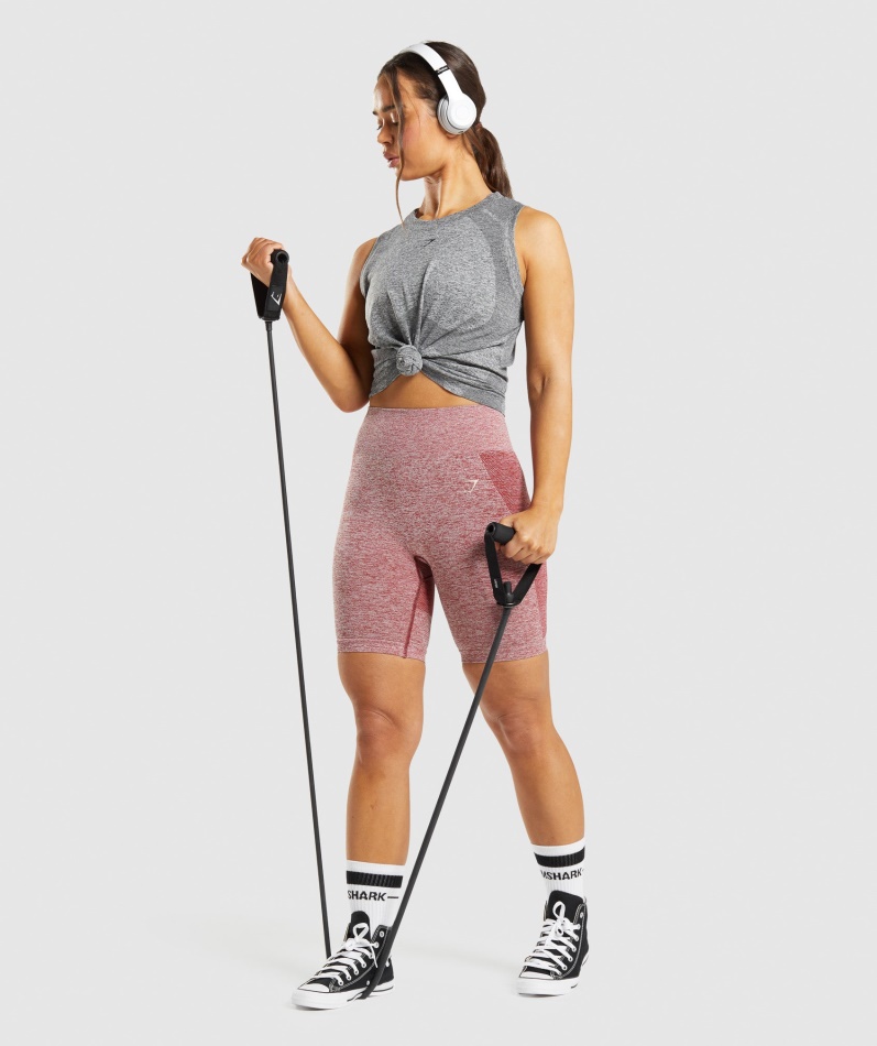 Gymshark Flex Løs Tank Topp Koksgrå Mergel