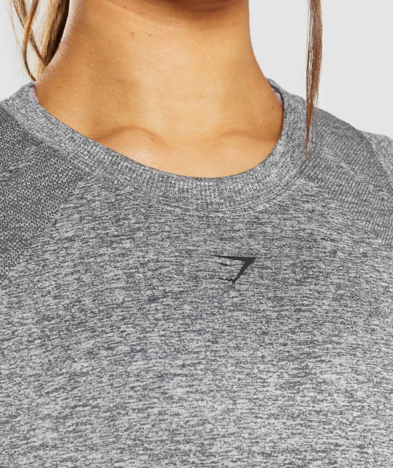Gymshark Flex Løs Tank Topp Koksgrå Mergel