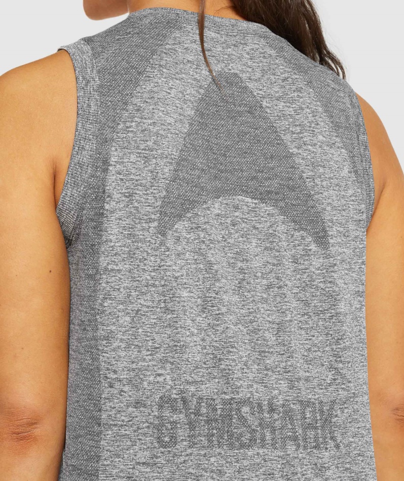 Gymshark Flex Løs Tank Topp Koksgrå Mergel