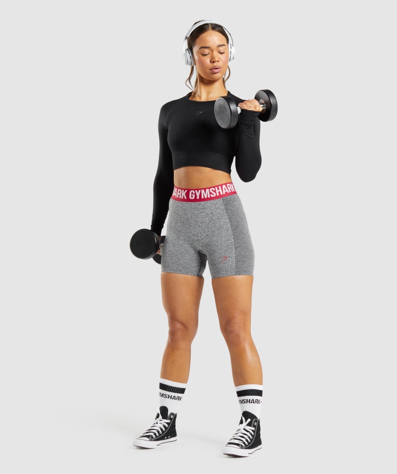 Gymshark Flex Shorts Charcoal Merg