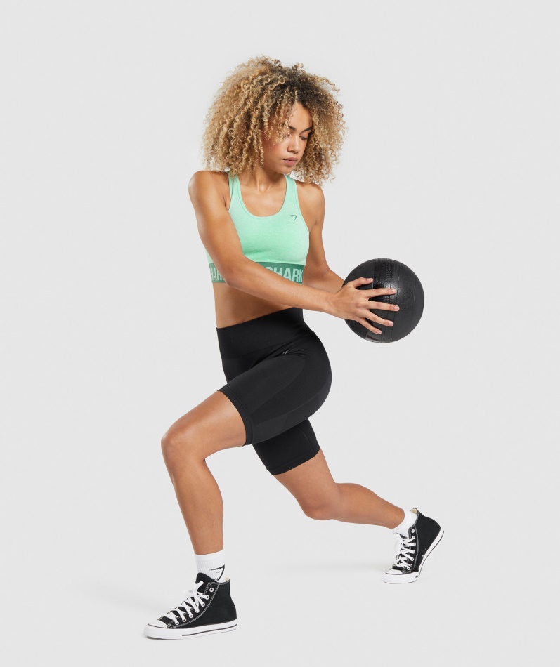 Gymshark Flex Sports-bh Kaktus Grønn Mergel