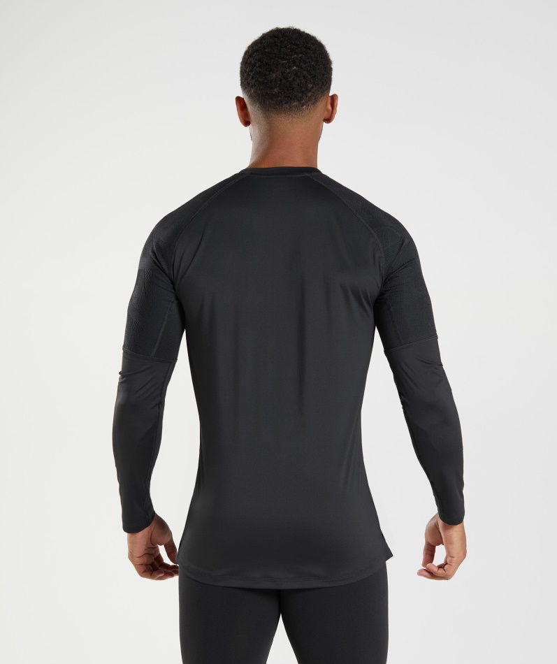 Gymshark Form Langermet T-skjorte Svart