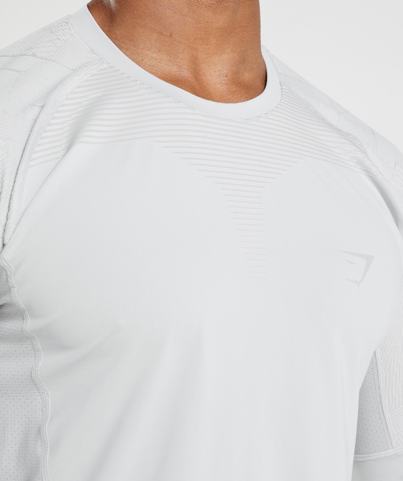 Gymshark Form Langermet T-skjorte Lys Grå