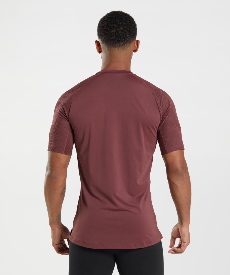 Gymshark Form T-skjorte Kirsebærbrun