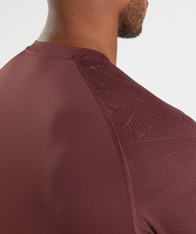 Gymshark Form T-skjorte Kirsebærbrun