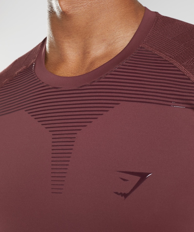 Gymshark Form T-skjorte Kirsebærbrun