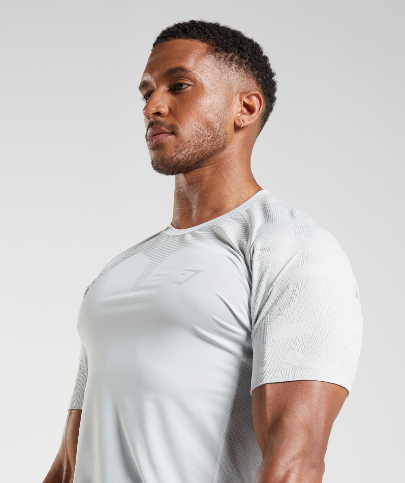 Gymshark Form T-skjorte Lys Grå
