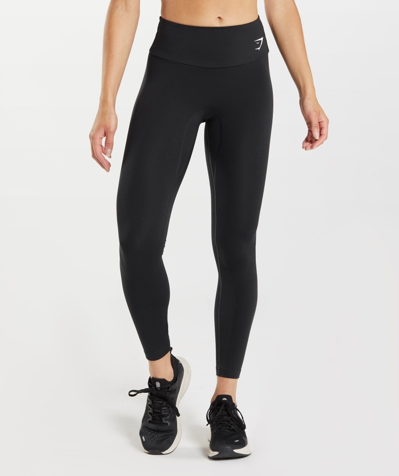Gymshark Fraksjon Leggings Svart-hvit