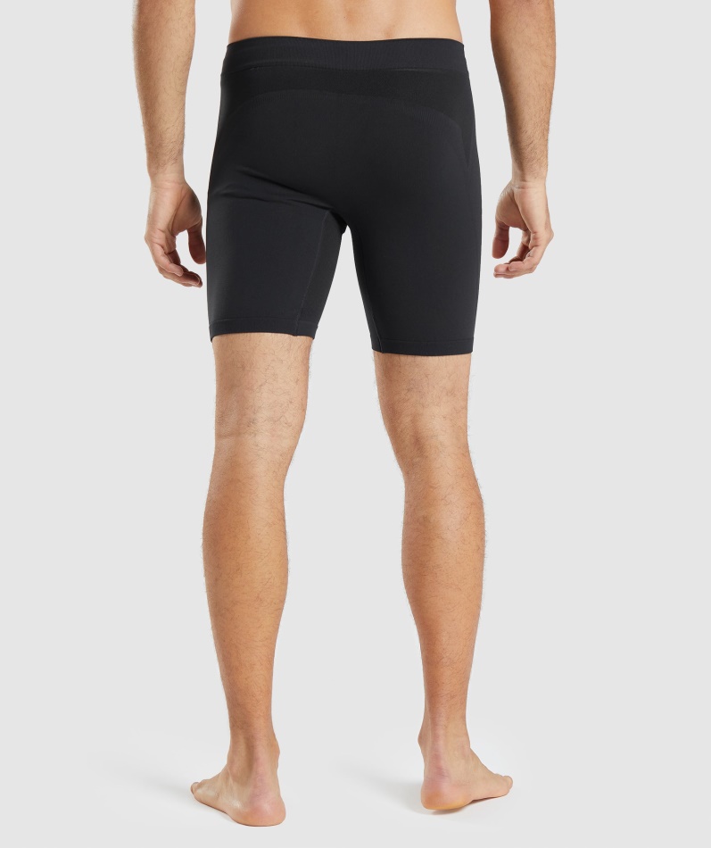 Gymshark Hybrid Bokser Svart-lys Grå
