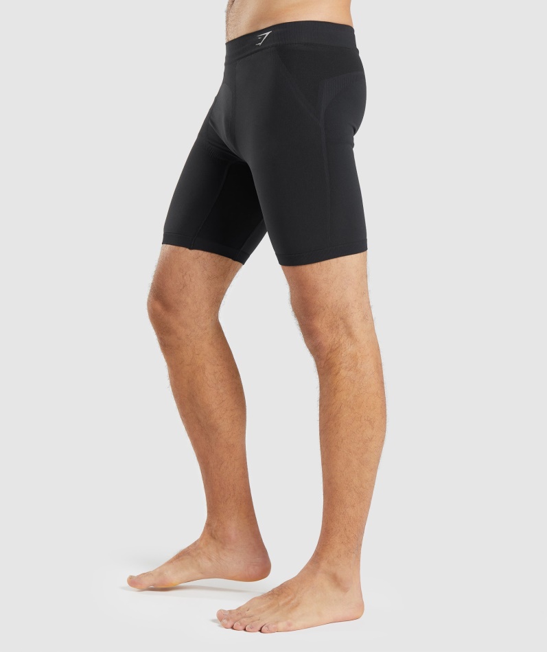 Gymshark Hybrid Bokser Svart-lys Grå