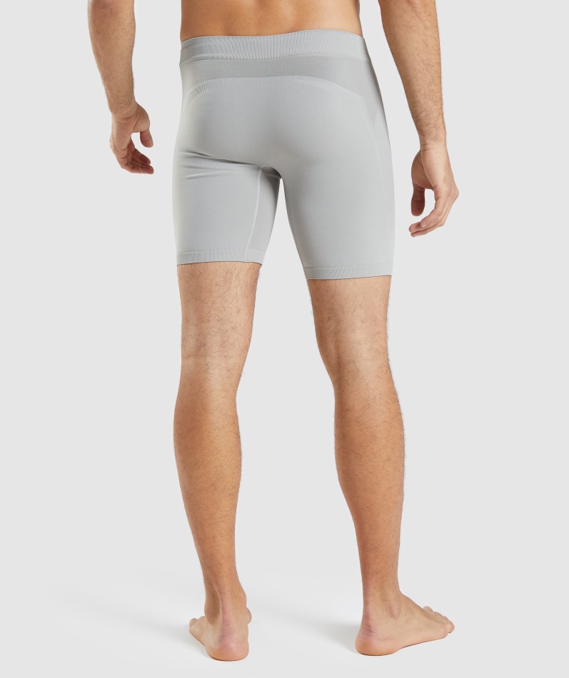 Gymshark Hybrid Boxer Taupe Grå-onyx Grå