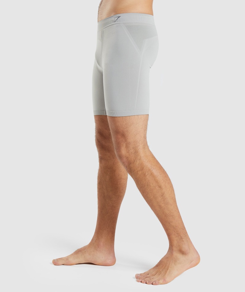 Gymshark Hybrid Boxer Taupe Grå-onyx Grå