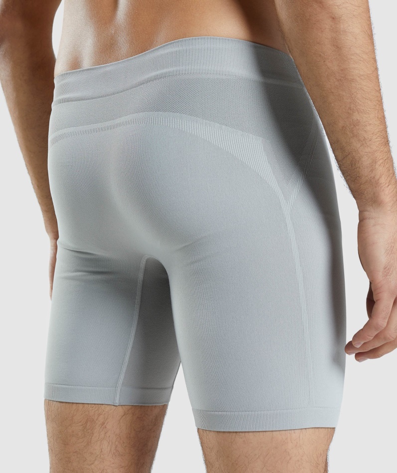 Gymshark Hybrid Boxer Taupe Grå-onyx Grå