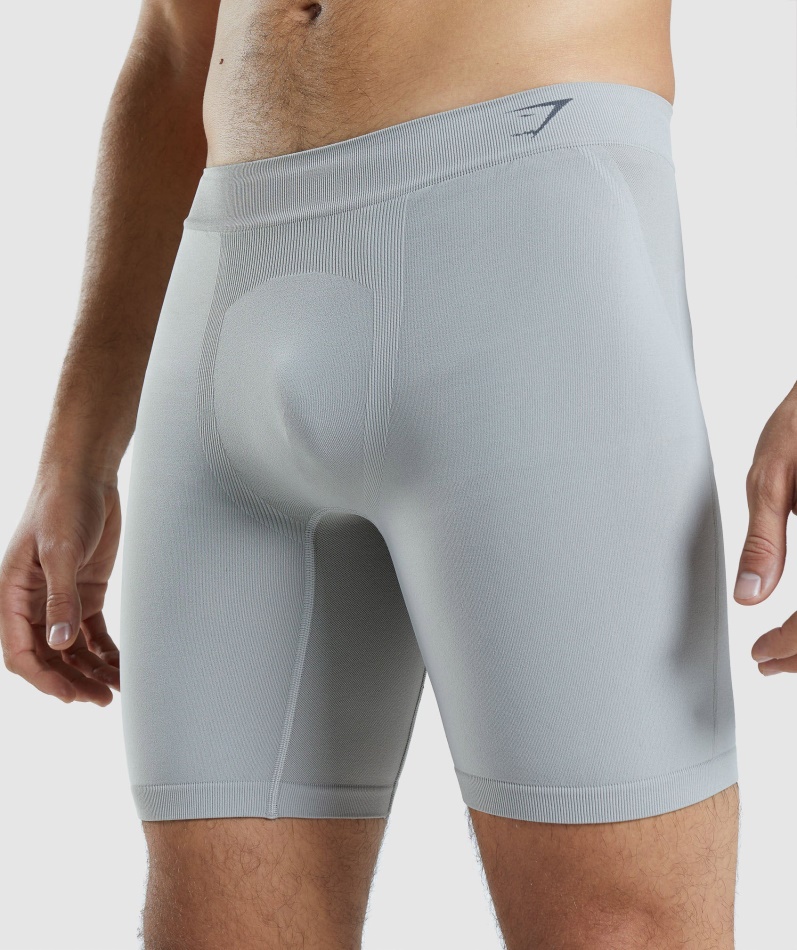 Gymshark Hybrid Boxer Taupe Grå-onyx Grå