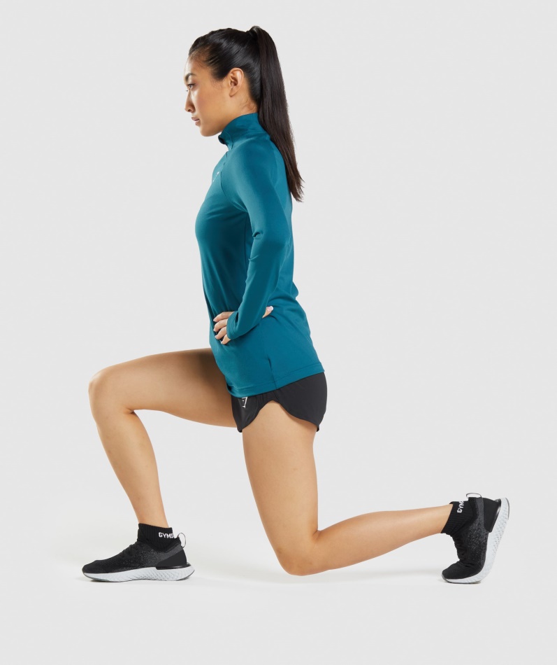 Gymshark Jacquard Quarter Sokker 3pk Sort