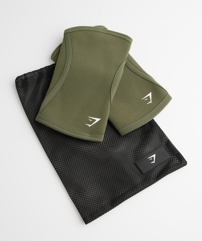 Gymshark Kneermer 3mm Kjerne Oliven