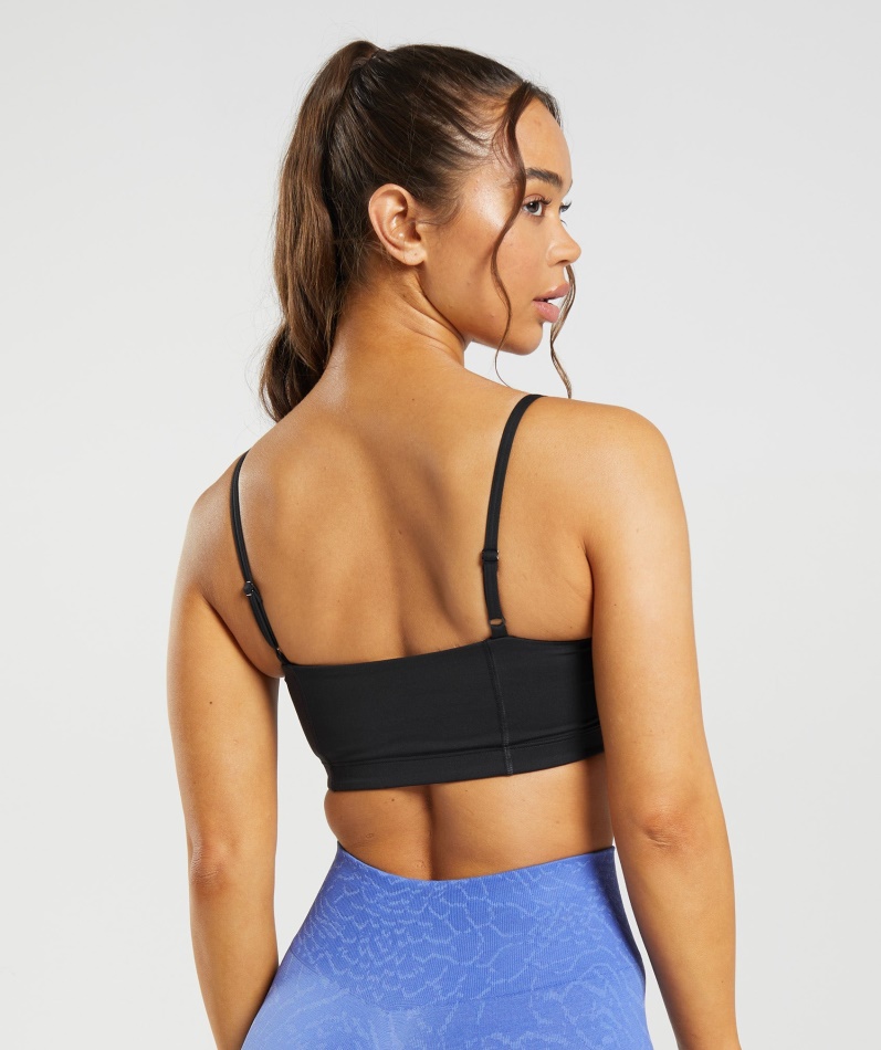 Gymshark Legacy Bandeau Bh Svart