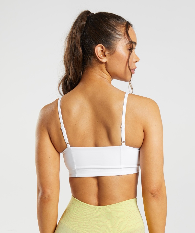 Gymshark Legacy Bandeau Bh Hvit