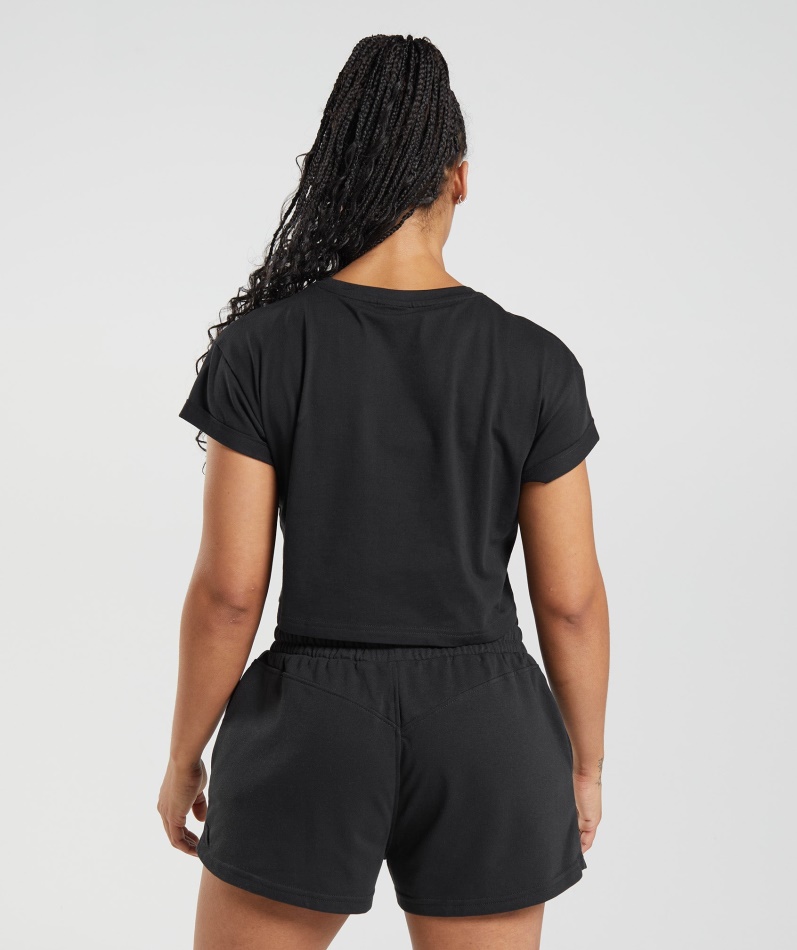 Gymshark Legacy Crop Top Svart