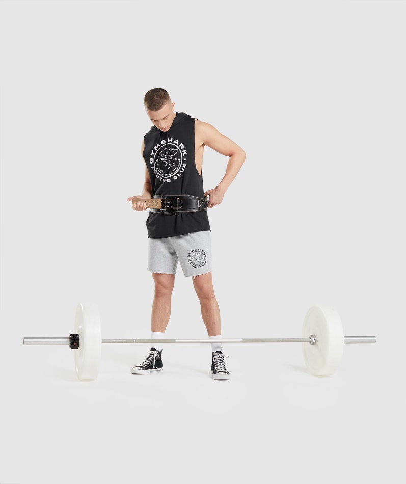 Gymshark Legacy Drop Arm Hettegenser Svart