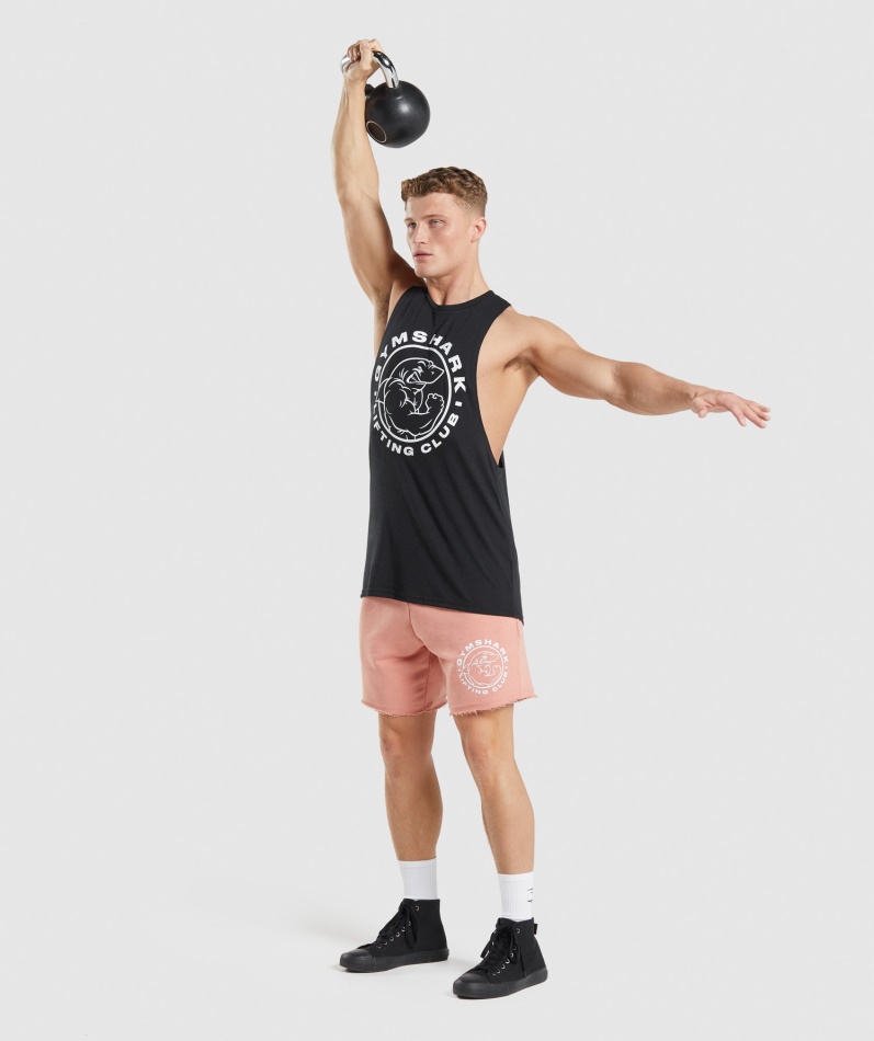 Gymshark Legacy Drop Arm Tank Svart