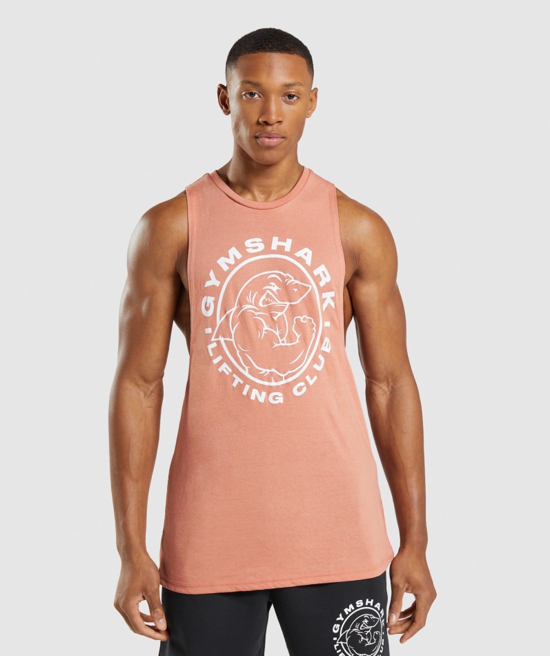 Gymshark Legacy Drop Arm Tank Nevada Rosa