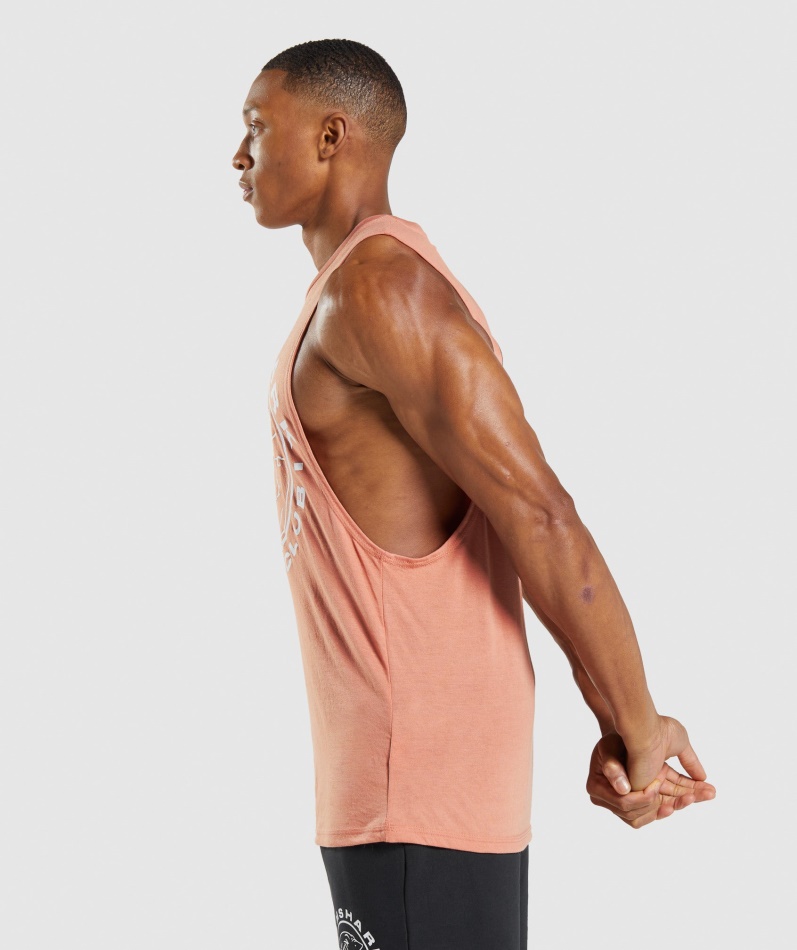 Gymshark Legacy Drop Arm Tank Nevada Rosa