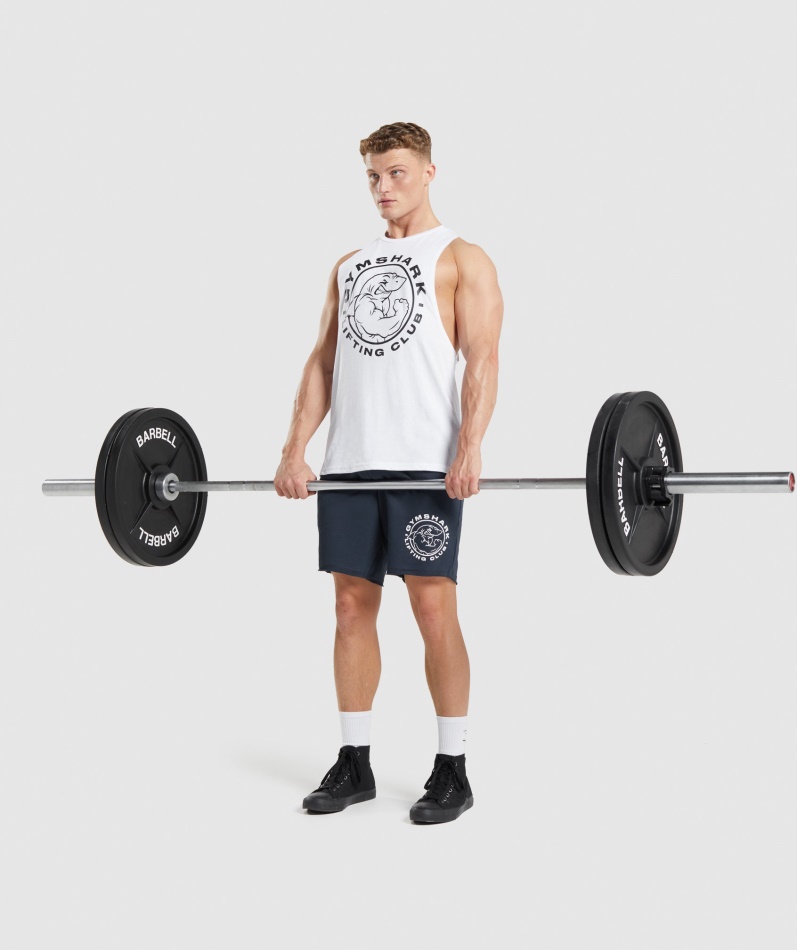 Gymshark Legacy Drop Arm Tank Hvit