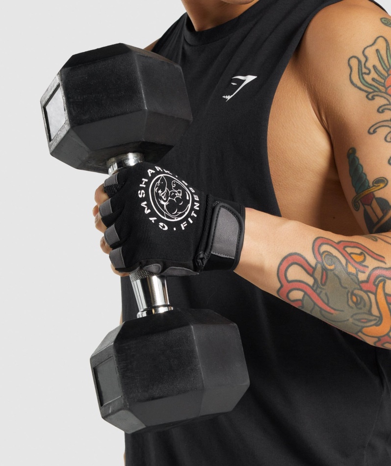 Gymshark Legacy Løftehansker Svart