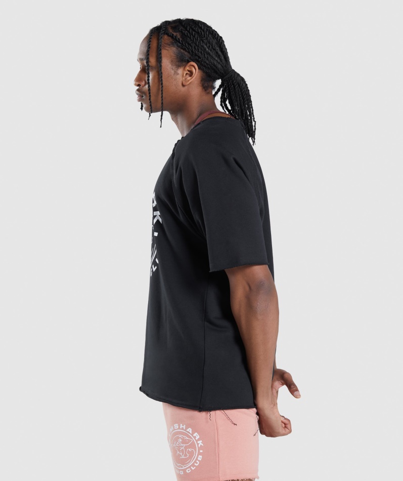 Gymshark Legacy Filletopp Svart
