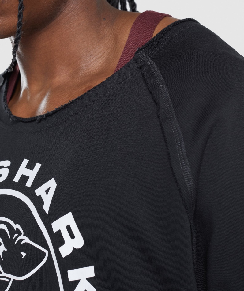 Gymshark Legacy Filletopp Svart