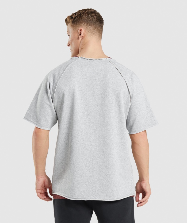 Gymshark Legacy Filletopp Lys Grå Kjernemergel