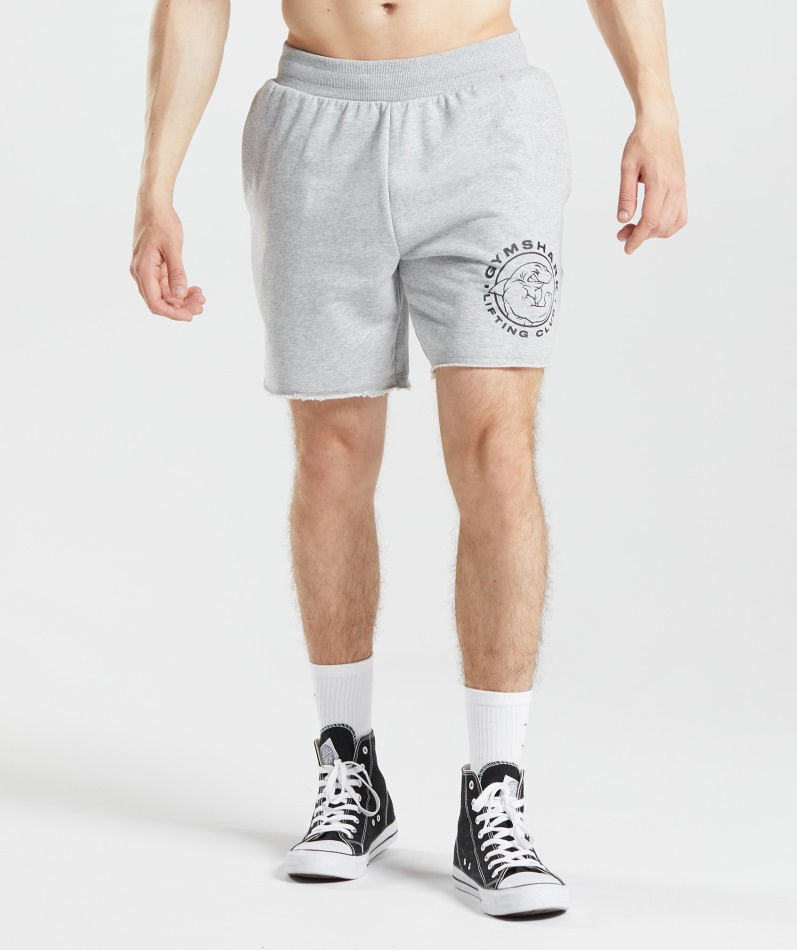 Gymshark Legacy Shorts Lys Grå Core Merg
