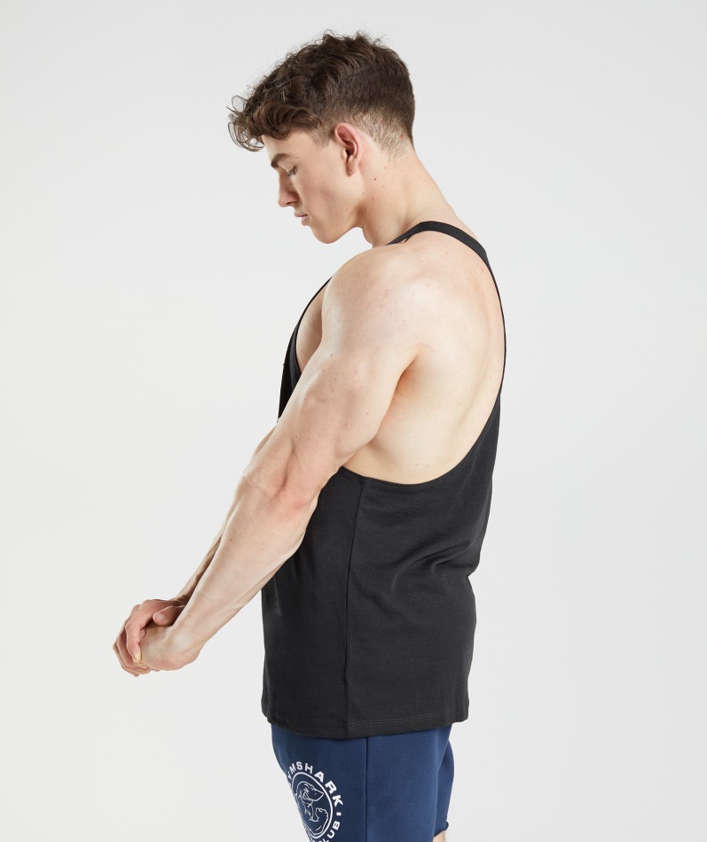 Gymshark Legacy Stringer Svart
