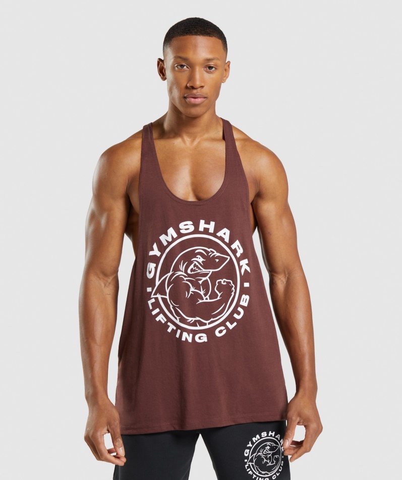 Gymshark Legacy Stringer Kirsebærbrun